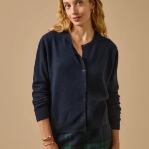 Geknöpfter Damen-Cardigan - Cashmere-Kollektion