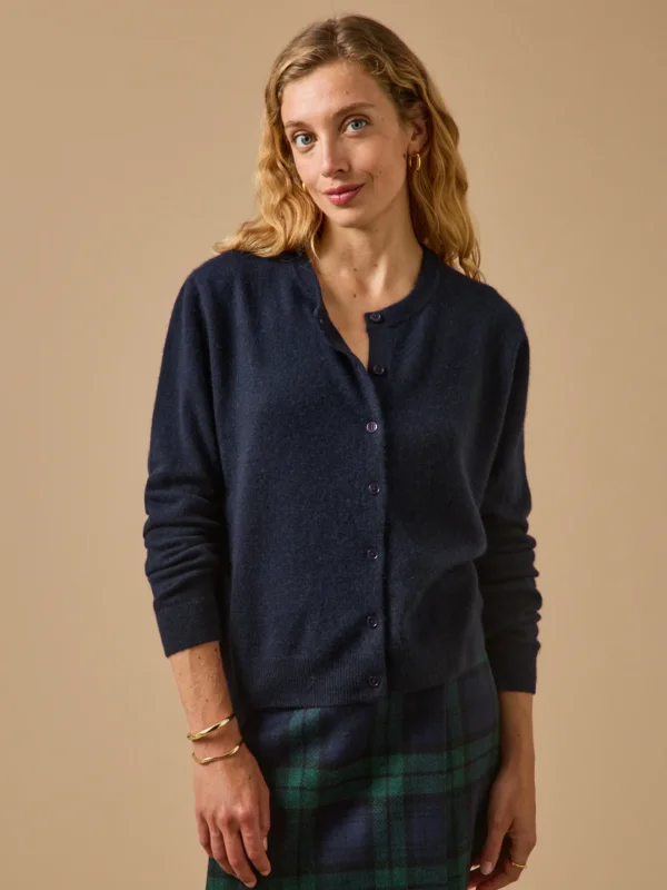 Geknöpfter Damen-Cardigan - Cashmere-Kollektion