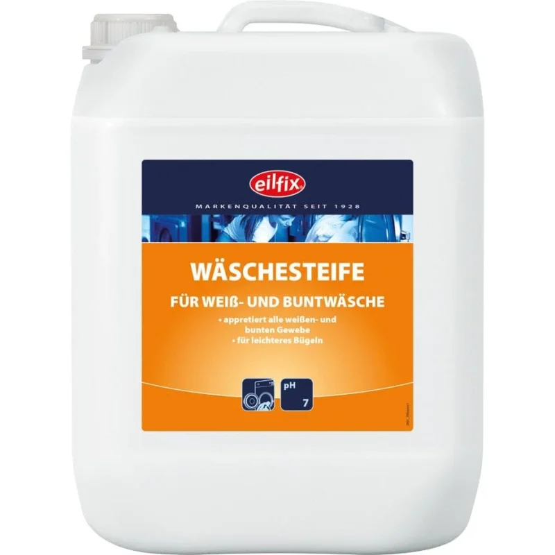 EILFIX Wäschesteife – 10-Liter-Kanister, Naturstärke, für Waschmaschine & Handwäsche