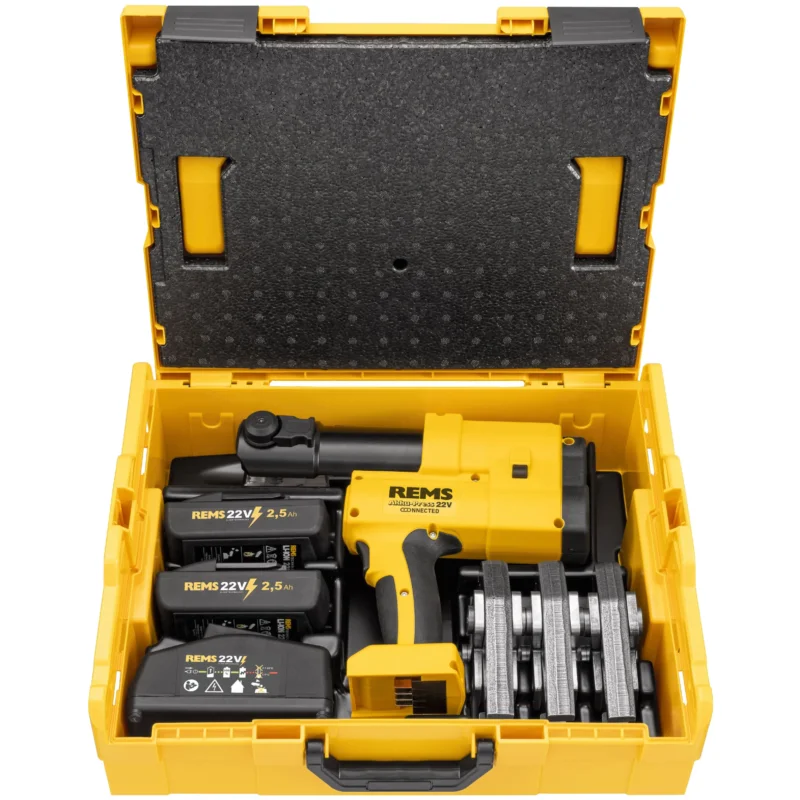 REMS - Akku-Press 22V Connected Set U 16+20+26 L-Boxx +Akku 2,5 Ah 576031 R220