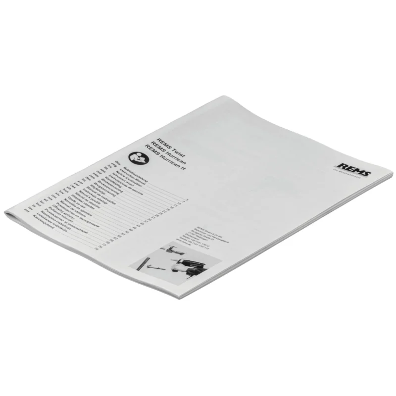 REMS - Betriebsanleitung REMS Twist Hurrican 151610 R