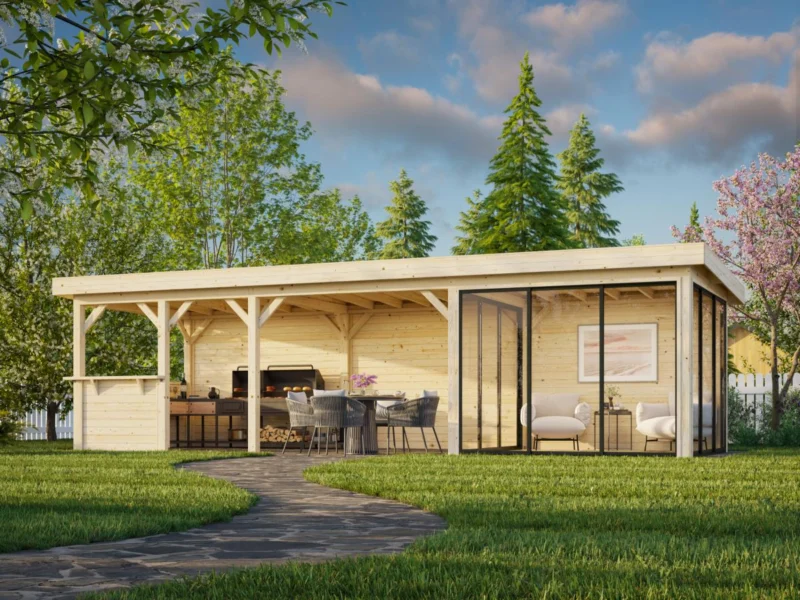 Palmako Lenna 24,9 m2 Set 416 Slide - Pavillon