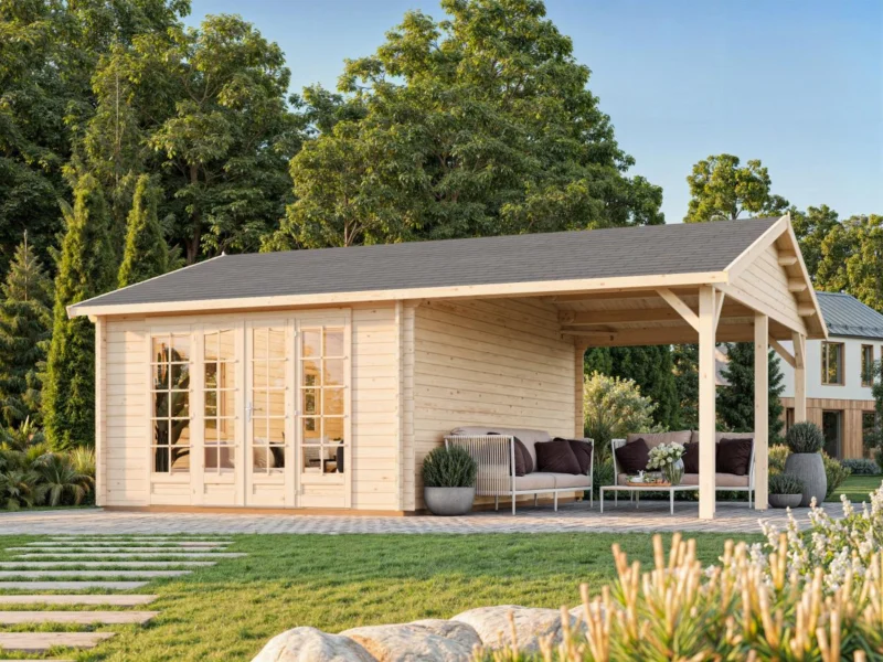 Palmako Irene 19,0+16,2 m2 - Gartenhaus