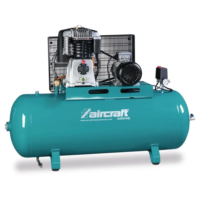 Produktbild von Stationärer, horizontaler Kolbenkompressor mit Riemenantrieb Airstar 703/270 10 H