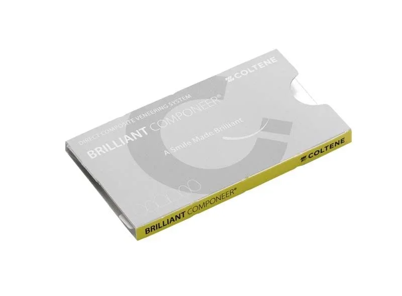 Verpackung von BRILLIANT COMPONEER® Bleach Translucent Größe M - UK 31.