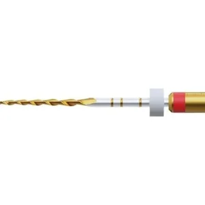 Endodontisches Feileninstrument, steril, Größe 25/.04, Länge 21 mm.
