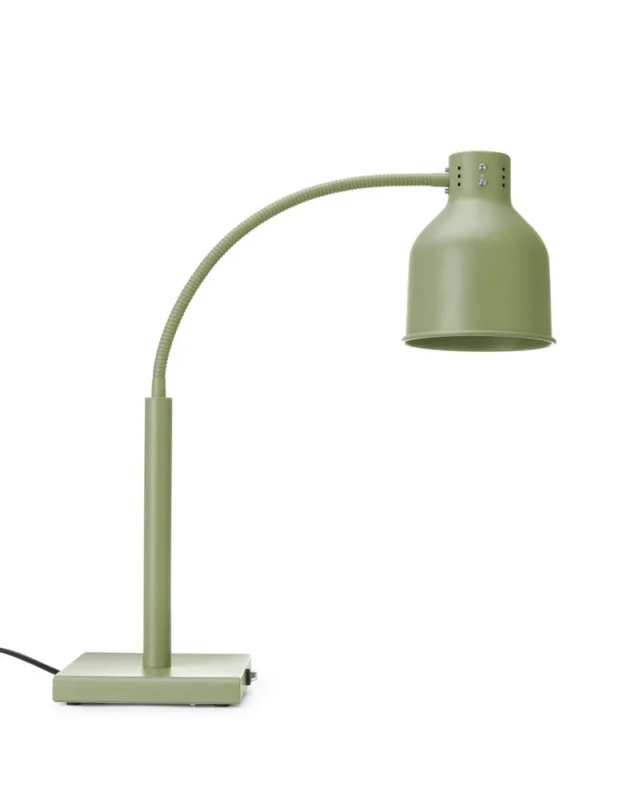 HENDI Flexible Wärmelampe – 230 V / 250 W – Grün – 268 × 203 × H 660 mm – Produktansicht