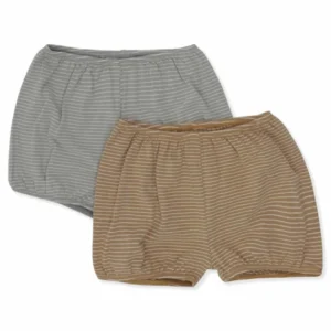 Konges Sløjd 2er-Pack Bloomers Basic Sleet/Tiger's Eye Stripe