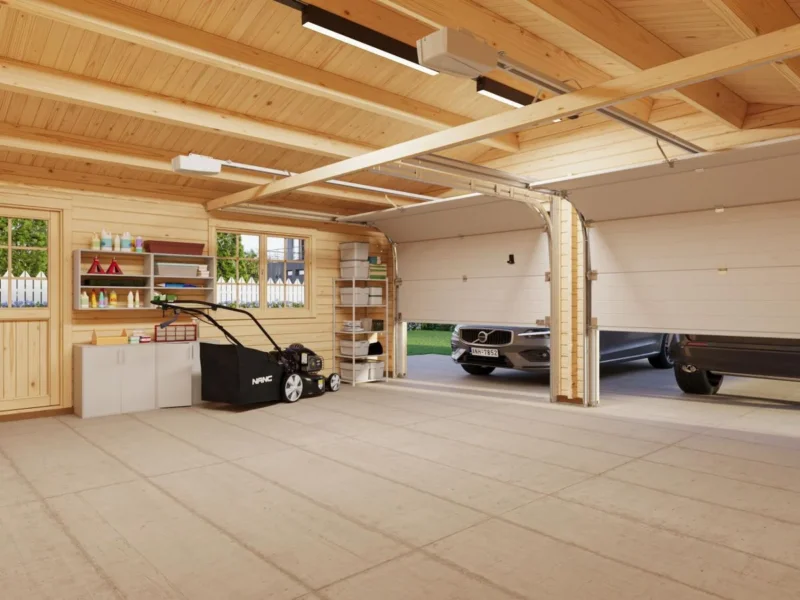 Palmako Roger 28,4 m2 mit Sektionaltor - Garage – Bild 2