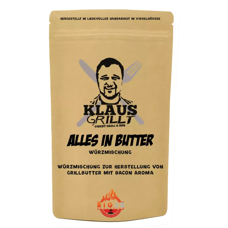 Klaus grillt Alles in Butter Gewürzmischung, 250g Beutel