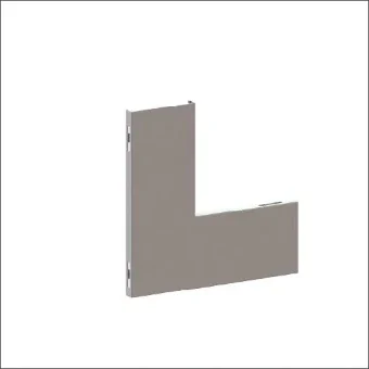 LEGRAND 351260 Deksel verticaal hoekstuk wandgoot 79 mm