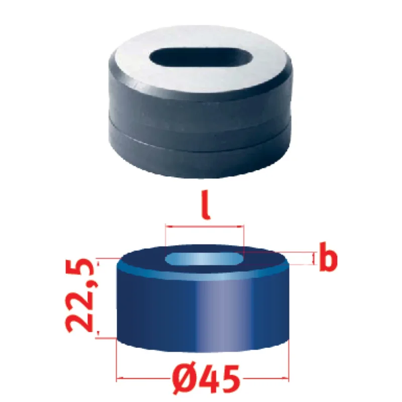 Produktbild von Langlochmatrize Nr.45 13,3 x 30,3 mm