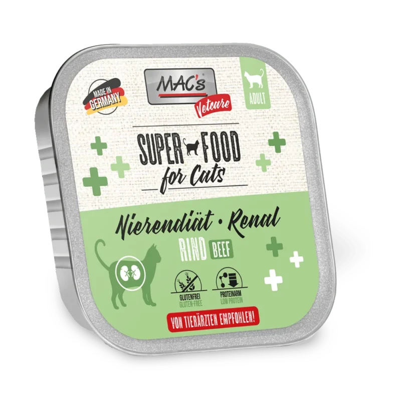 MAC's CAT Vetcare Nierendiät Rind zoo-de