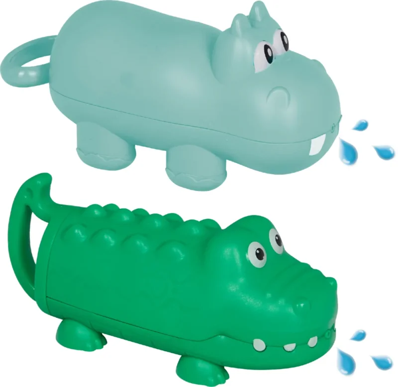 Wassershooter Kroko oder Nilpferd (1 Stück)
