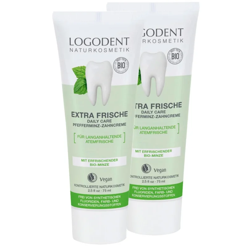 Pack Promo 2 x Dentífrico Menta Bio Daily Care Logona 75 ml