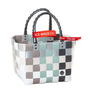 Witzgall Einkaufsshopper Mini 5008-26 Türkis/Weiß/Grau