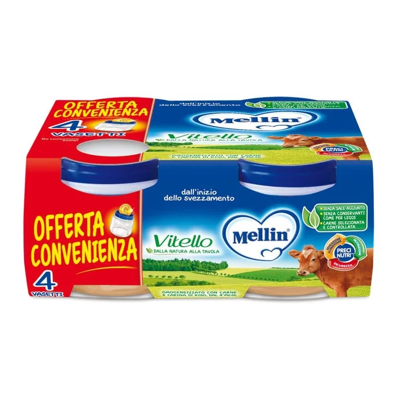 Mellin Kalbfleisch homogenisiert - 4 x 80 g