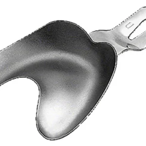 Abdrucklöffel aus Edelstahl für präzise dental Abdrücke.