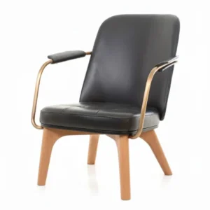 Utility Lounge Chair Eiche natur Camo Sierra Schwarz von Stellar Works