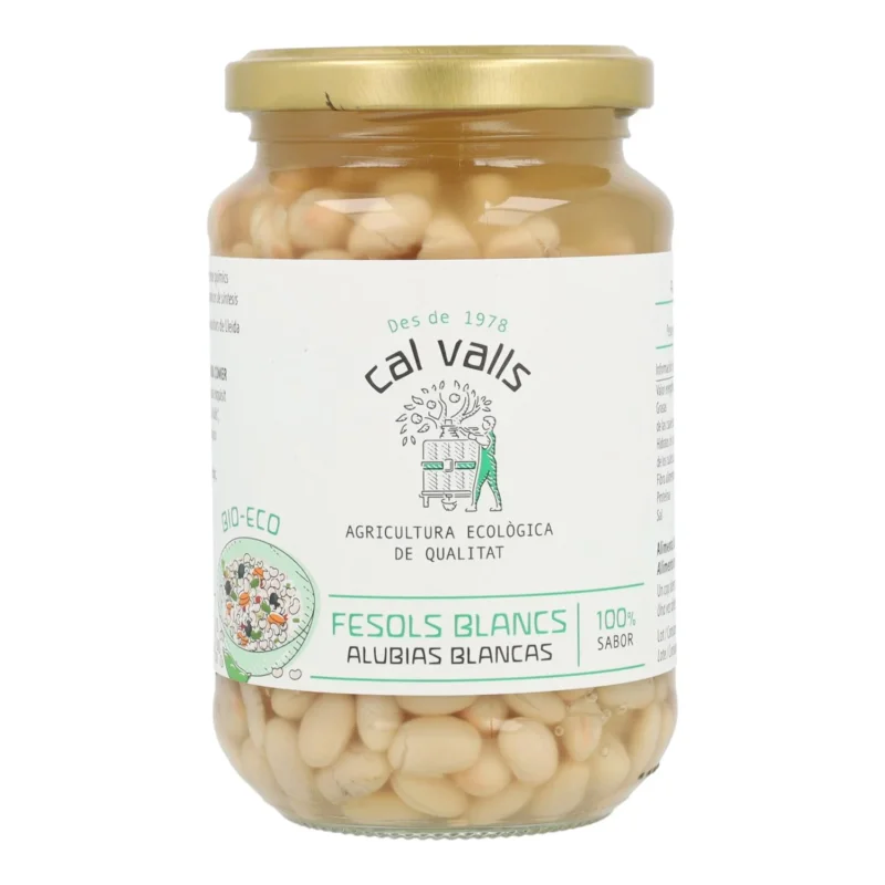 Alubias blancas cocidas ECO, Cal Valls, 700 g