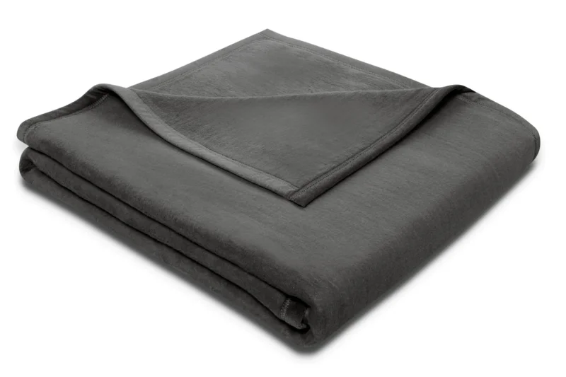 Biederlack Wohndecke Cotton Sense 150x200 schiefer