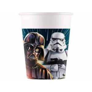 Gobelets en carton Star Wars Galaxy avec Dark Vador et Stormtrooper