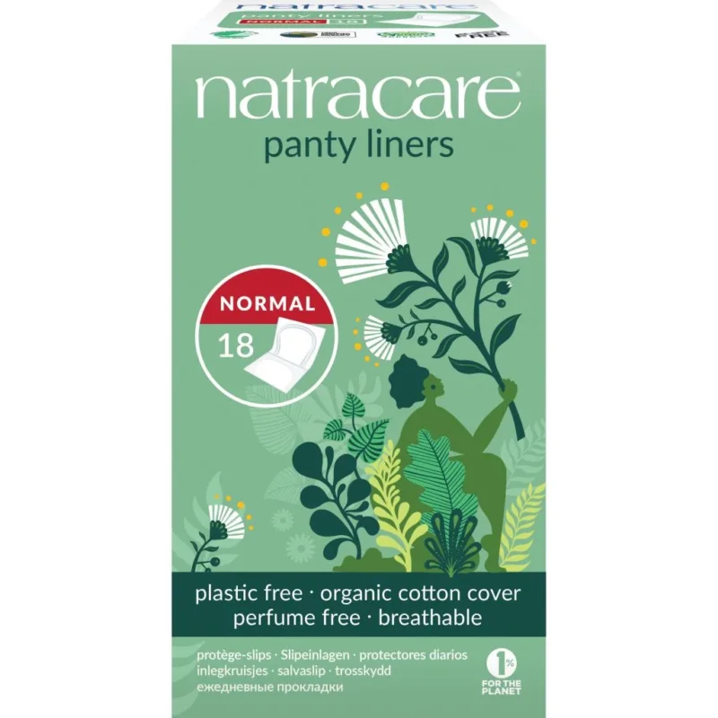 Salvaslip normal (en sobre individual) Natracare 18 Uds