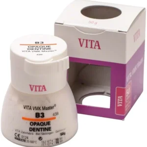 VMK Master Opaque Dentine 50g B3 in geöffneter Verpackung.