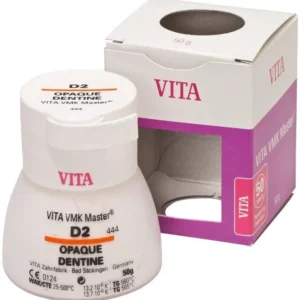 VMK Master Opaque Dentine D2 50g in weißer Verpackung.
