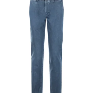 Jeanshose mit flacher Vorderseite | Denimblau