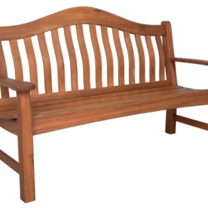 Bank Sitzbank KINGSTON Gartenbank Eukalyptusholz 3-Sitzer von Garden Pleasure