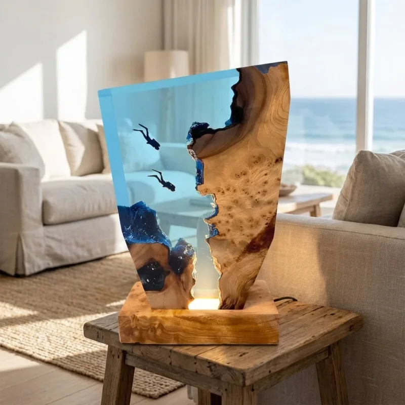 Artistic Tabletop Lamp - AbyssGlow