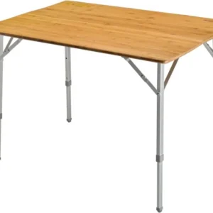 Faltbarer Campingtisch aus Bambus mit
