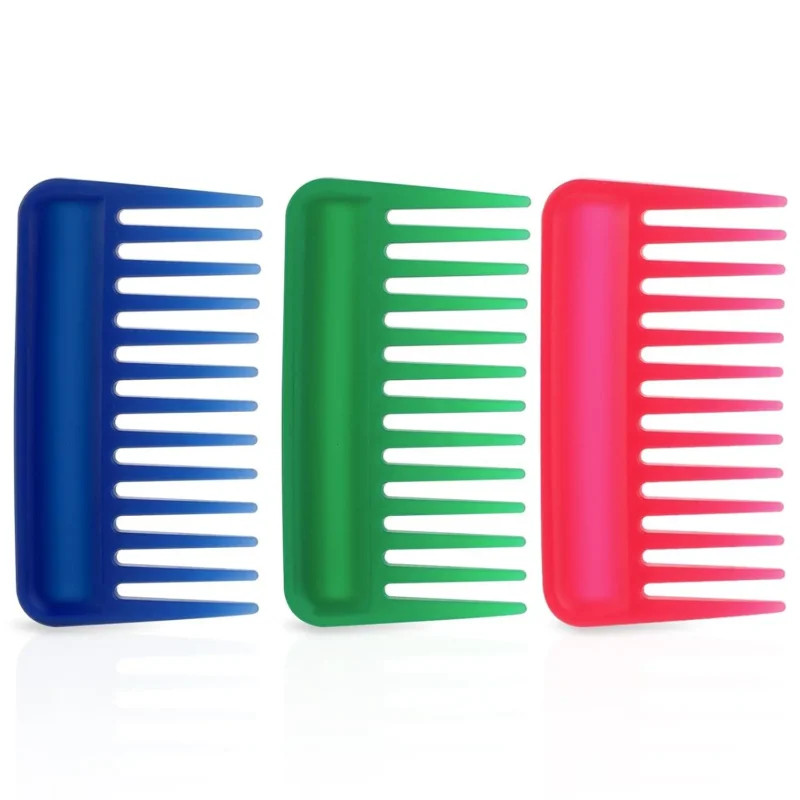 Lockenkamm Set Breite Zähne Afro Haarkamm 3er Pack