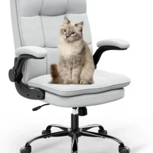 Ergonomischer Bürostuhl mit Wippfunktion und Armlehne, 150 kg