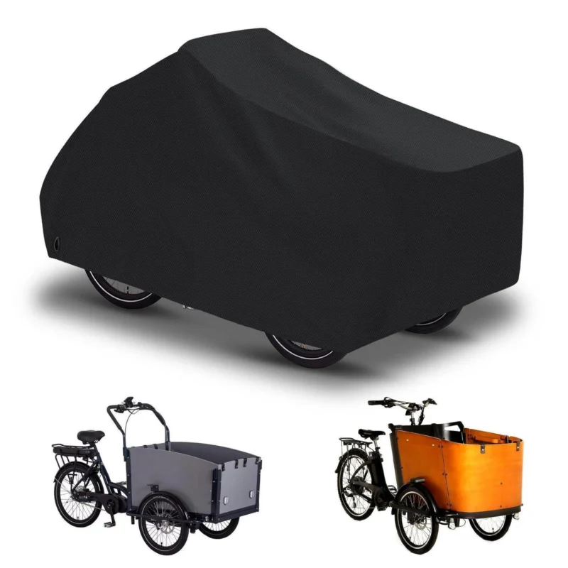 Lastenrad Abdeckplane wasserdicht – Fahrradgarage für Cargobike