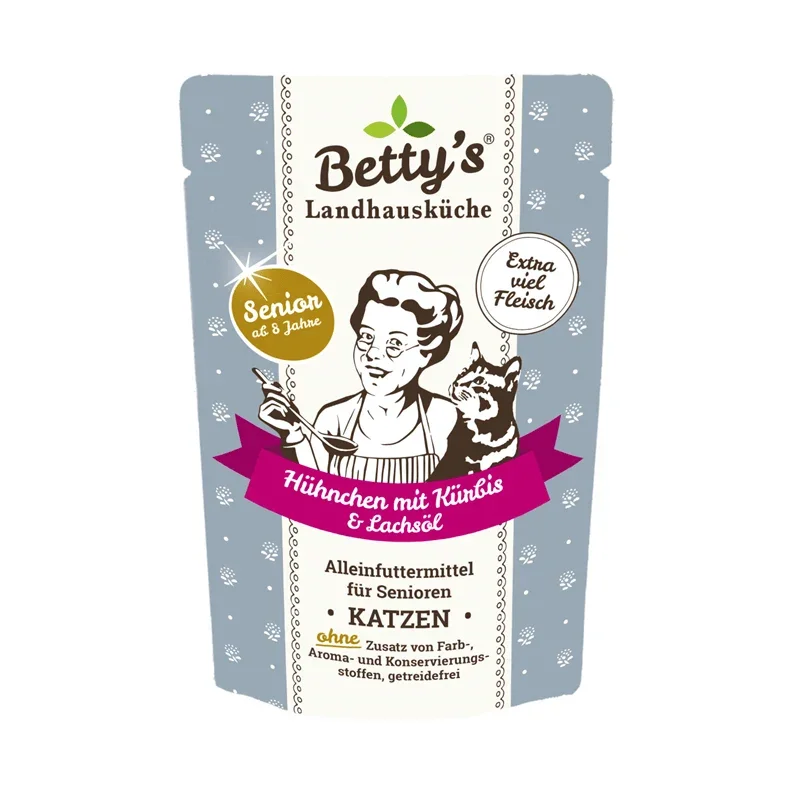 Betty's Landhausküche Katze SENIOR Hühnchen & Kürbis zoo-de
