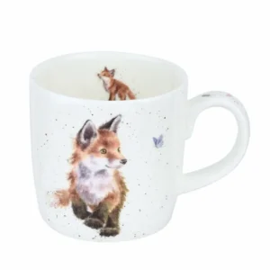 Fuchs Kind auf einer schönen Porzellan Tasse von Wrendale Designs.