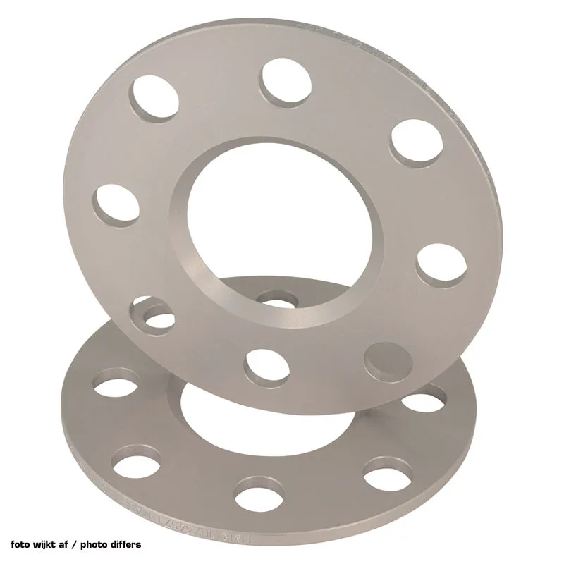 H&R, DR-System Spürverbreiterungsatz 10mm pro Achse - Lochkreis 5x110 - Mittenzentrierung 65,0mm - System M12x1,5 - passend für Alfa Romeo/Cadillac/Jeep/Fiat/Opel/Saab, Aluminium, Silber