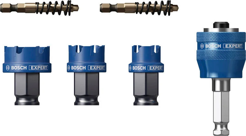 Produktbild Lieferumfang von EXPERT Sheet Metal Power Change Plus Lochsägen Set, 22; 25; 32 x 5 mm, 6-tlg.