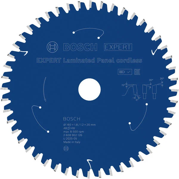 Produktbild von EXPERT Laminated Panel Kreissägeblatt, 160x1,8x20 mm, Z48