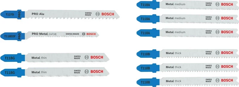 Produktbild von Stichsägeblätter-Set Metal Advanced 10-teilig