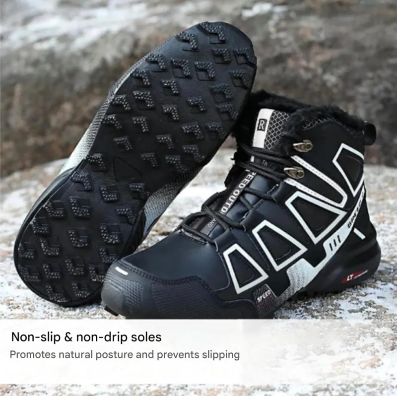 Unisex Trekkingschuhe mit rutschfester Profilsohle – Marco