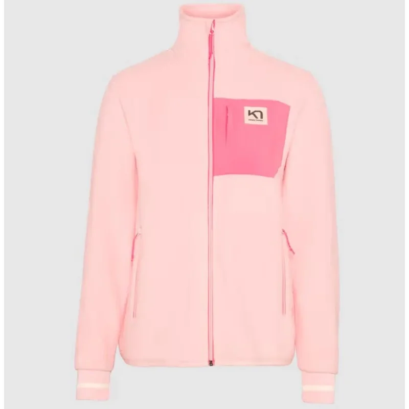 Kari Traa Rothe Midlayer cotton candy Damen Fleecejacke
