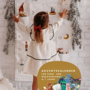 Adventskalender & Füllung für Dino und Drachenfans 4-7 Jahre