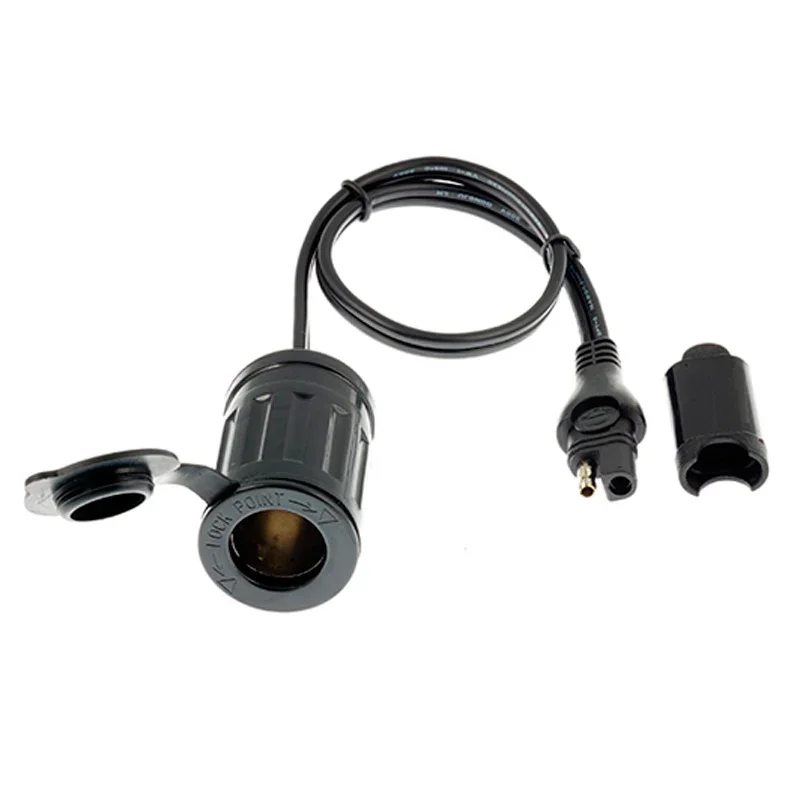OptiMate, Optimate =SAE76 Anschlussstecker female 12V SAE, Schwarz
