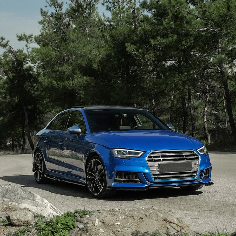 OneWay, Komplett-Bodykit, Schwarz, passt für Audi S3 8V Limousine (2016-2020)