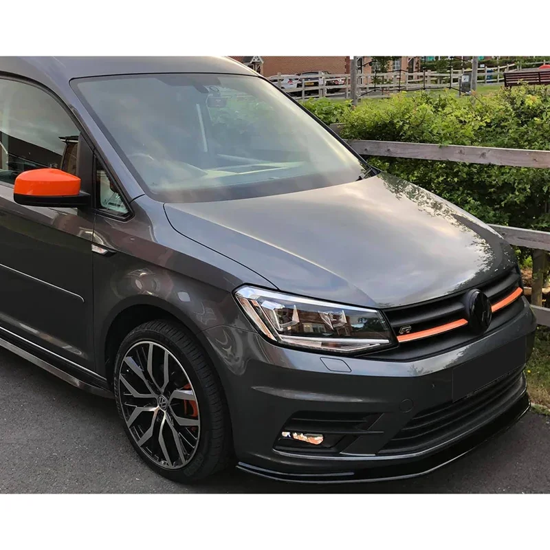 OneWay, Frontspoiler, Glänzend Schwarz, Passend für Volkswagen Caddy MK4 2015-2020
