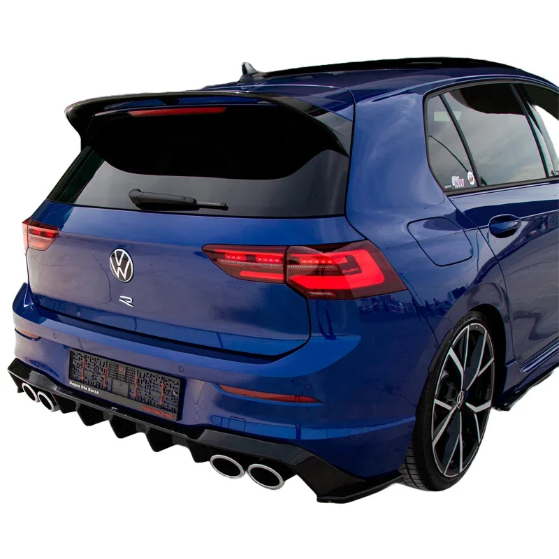 OneWay, Heckstoßstangendiffusor, glänzend schwarz, passend für Volkswagen Golf VIII HB R (2020-)