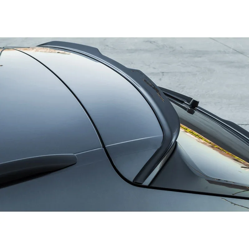 OneWay, Dachspoiler, Hochglanz-Schwarz, Passt für Audi A6 S-Line/S6 C8 Avant 2018-, ABS-Kunststoff